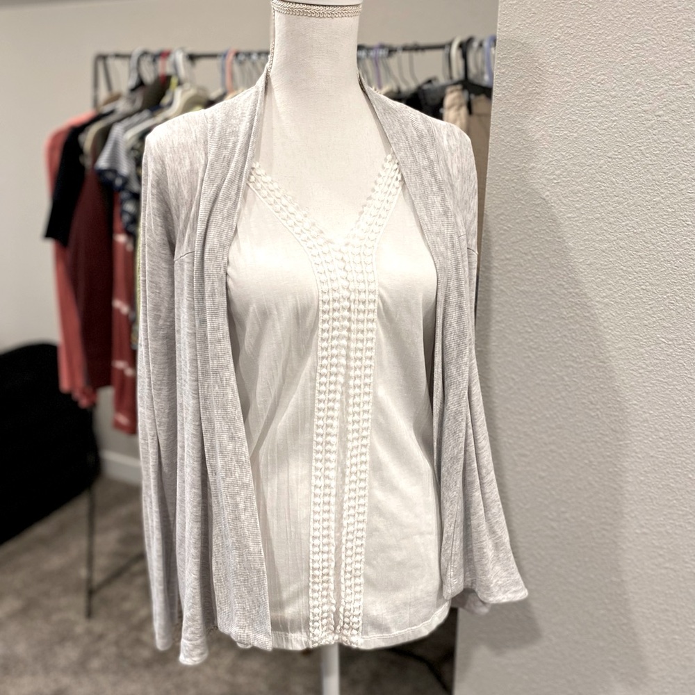 Active Life Super Soft Open Front Jersey Knit Yoga Cardigan